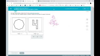 Identifying rotational symmetry and angles of rotation