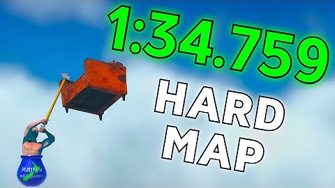 Getting Over It - Hard Map in 1:34.759