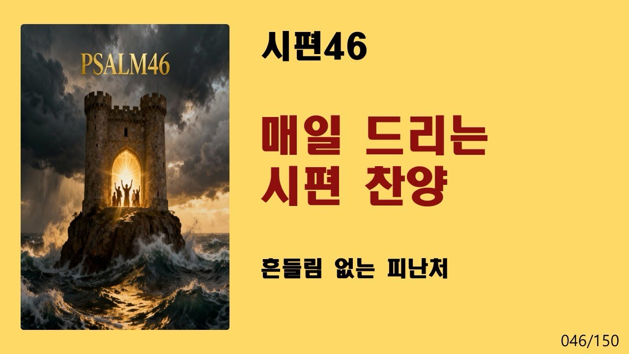 [매일 드리는 시편 찬양] 시편46-흔들림 없는 피난처