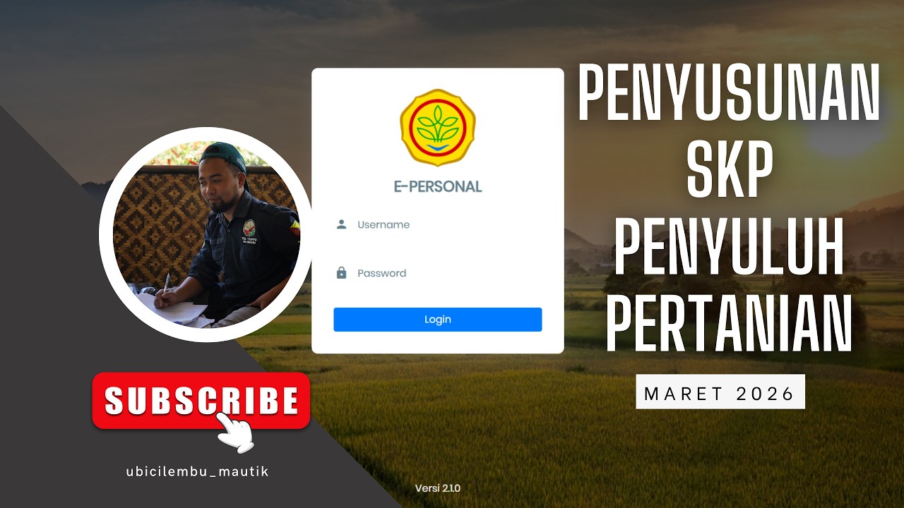 Tutorial pengisian SKP Penyuluh Kementan terbaru Maret 2026