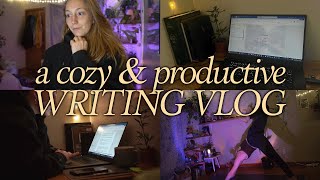 edit my book with me | a very productive nighttime writing vlog