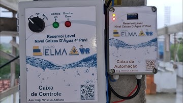 Controle e monitoramento de nível das caixas d