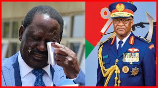 Stop Mourning! Listen to what Raila Odinga Said Before CDF Francis Ogolla's Plane Crash. RIP!