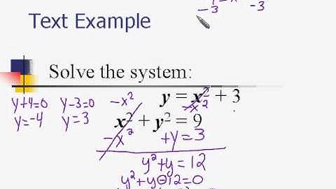 AFM 8 4 Solving Systems of Nonlinear Equations
