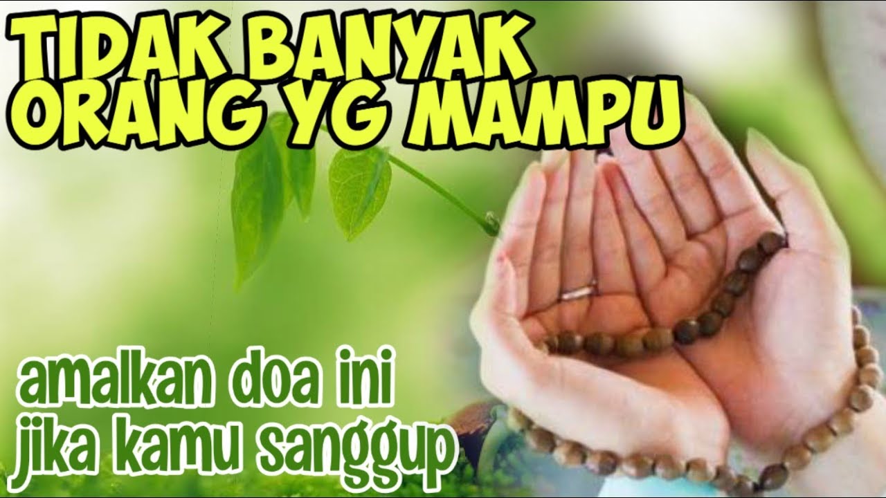 MUSTAJAB ‼️ Amalan pembuka pintu rezeki, agar hutang cepat ...
