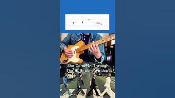 Thumbnail of 【TAB】She Came In Through The Bathroom Window / The Beatles【Lead Guitar】#60s#fender#shorts#ビートルズ#ギター