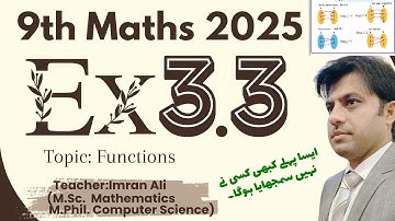 9th class math new book 2025 exercise 3.3 ||pctb||9th class math exercise 3.3