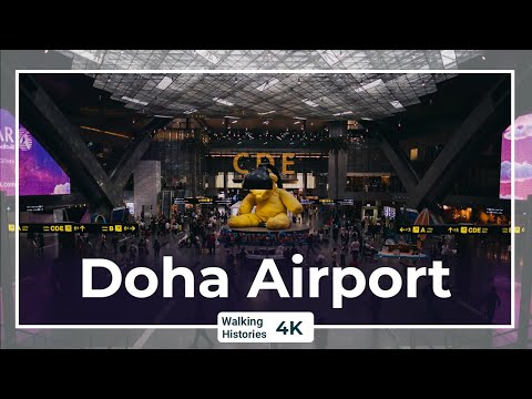 Hamad International Airport | 4K Walking Tour Doha, Qatar (Gates A&B + Duty Free)