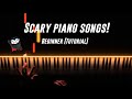 Top 5 Beginner SCARY Piano Songs! (Easy!)