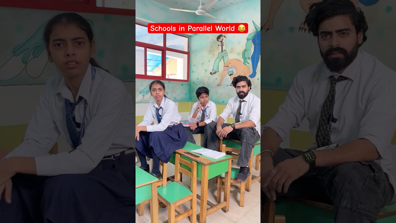 Schools in Parallel World 😂 #shorts #teratrigun #comedy #schoollifecomedy #teratrigun