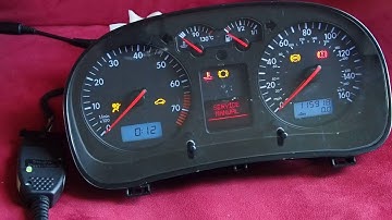 Golf mk4 instrument test with VCDS