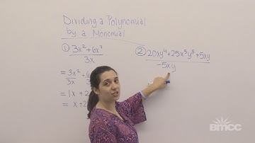 Elementary Algebra - Dividing a Polynomial by a Monomial