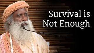 Survival is Not Enough | Sadhguru