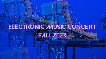 Electronic Music Concert, College of San Mateo. Fall 2023. @csmdgmehub