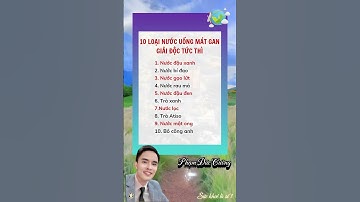 10 loại nước giúp mát gan giải độc tức thì