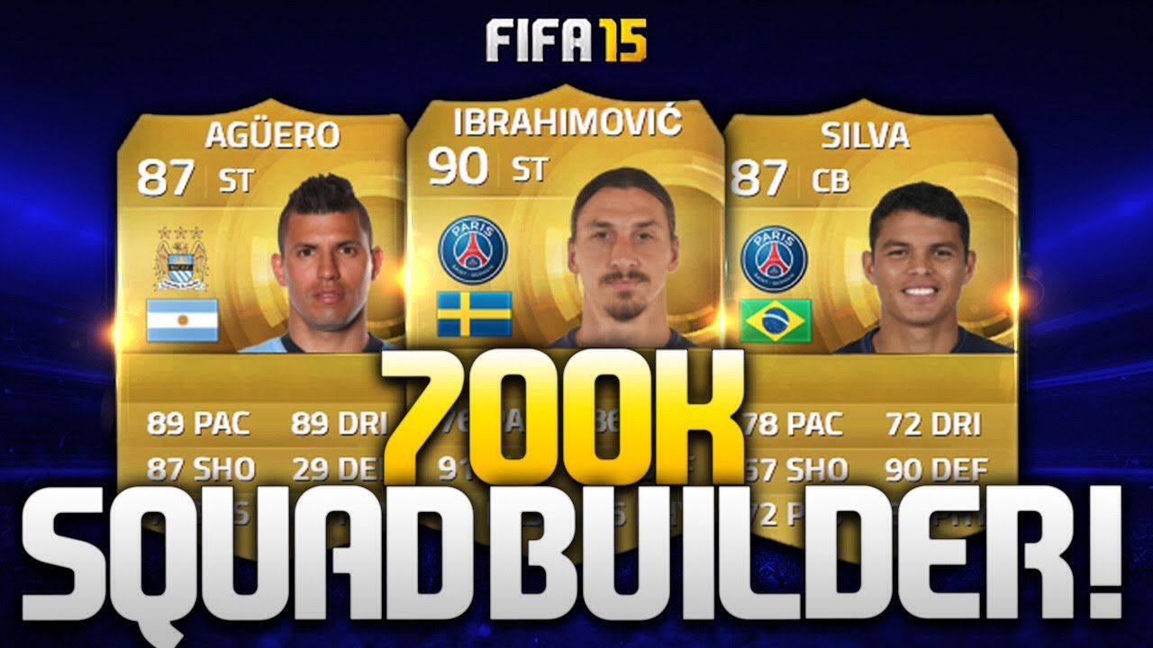 FIFA 15 | 700K HYBRID SQUAD BUILDER FT. IBRAHIMOVIC, AGUERO AND SILVA! (ULTIMATE TEAM)