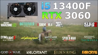 i5-13400F + RTX 3060 | 24 Games Tested in 2023 | is it a good