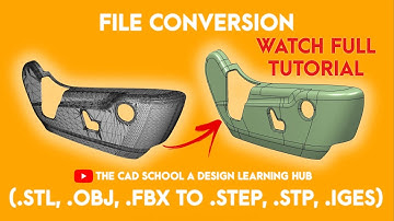 HOW TO CONVERT STL FILE TO | STEP OR STP | IGES OR  IGS | PARASOLID XT | IN CATIA V5