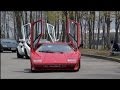 Lamborghini Countach 40th Anniversary Demo Run - Nagano Nostalgic Car Festival 2014 Japan