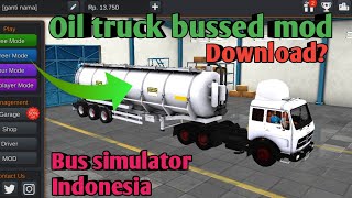 Mercedes oil truck mod bussid ||Bus Simulator Indonesia || truck?