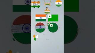 How to draw India vs Esperanto flag on coin #shortsfeed #esperanto #trending #nationalflag #india
