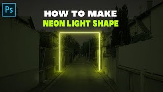 สอนทำ Neon light shape ง่ายๆ | Photoshop Tutorial