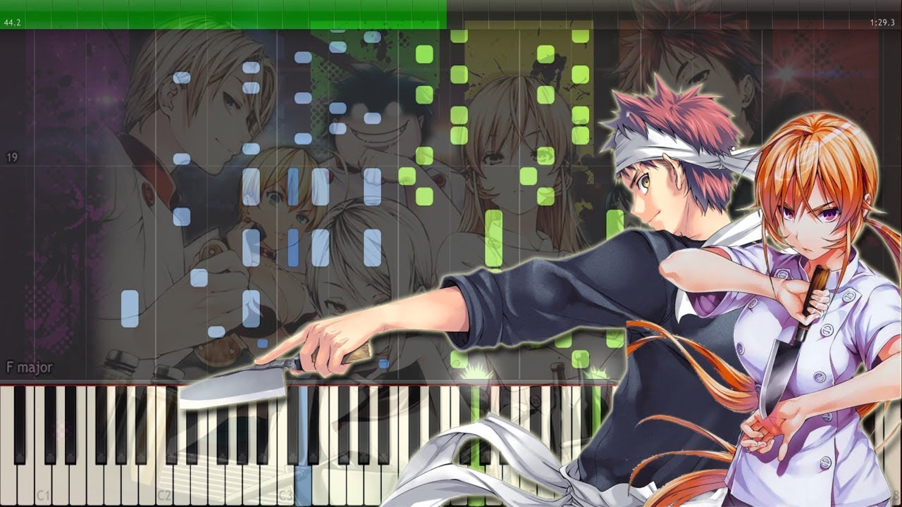 Braver By Zaq Shokugeki No Souma 3 Op 食戟のソーマ 餐ノ皿 Op Piano Tutorial Youtube