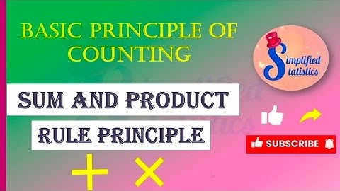 Sum and Product Rule Principle | Basic Principles of Counting | Discrete Mathematics 
