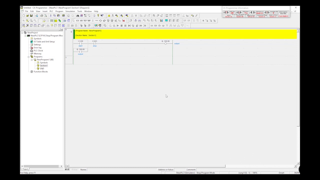 tutorial omron cx programmer javier m a tutorial omron cx programmer javier m a