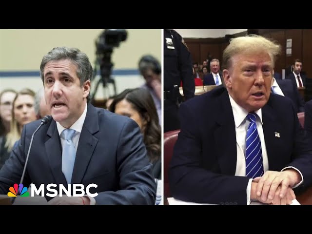 Trump’s defense team fails to rattle Michael Cohen during cross examination in hush money trial class=