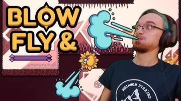 Blow & Fly 🐡 Physics Based Platforming Action (Full Playthrough / 100% Secrets & Achievements)
