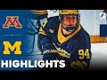 Minnesota vs michigan  what a game  ncaa college hockey  highlights  march 02 2024
