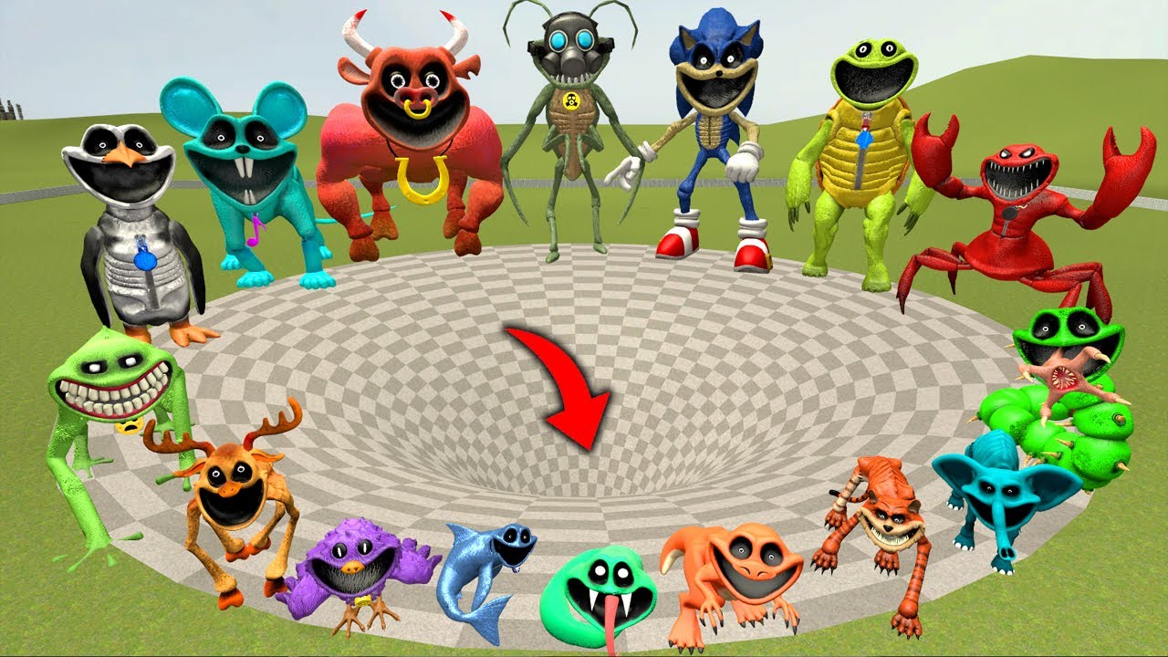 BIG FUNNEL DESTROY ALL 3D SMILING CRITTERS POPPY PLAYTIME in Garry #39 s BIG FUNNEL DESTROY ALL 3D SMILING CRITTERS POPPY PLAYTIME in Garry #39 s