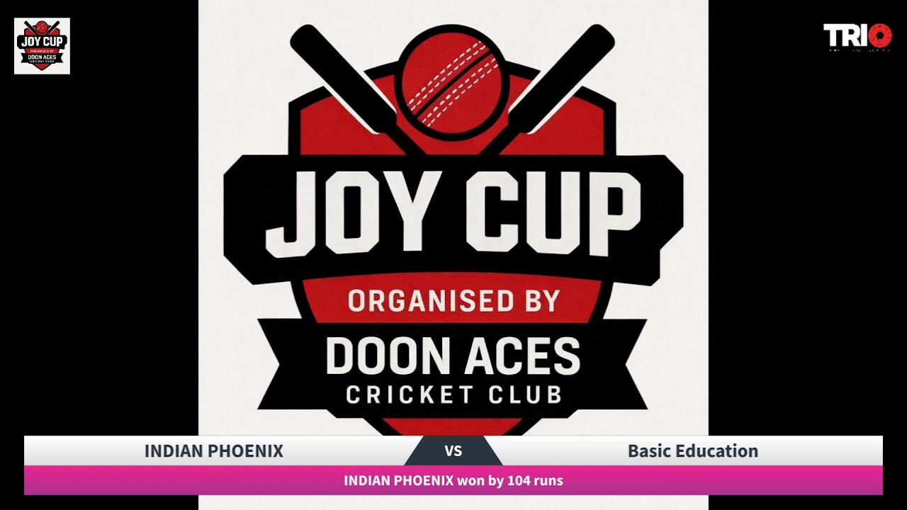 Indian Phoenix v/s Basic Education || Joy Cup Season 2 || LIVE