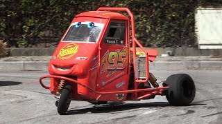 CRAZY Ape Car Proto w/ Honda 600cc Engine - Loris Rosati SHOW + OnBoard! screenshot 3