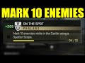 How to &quot;mark 10 enemies while in the castle with a spotter scope&quot; DMZ | On the spot faction mission