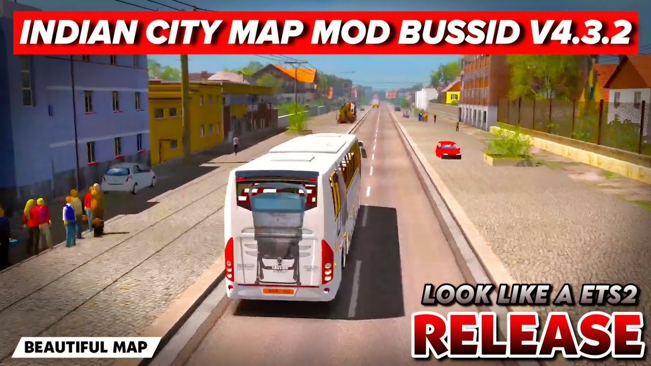 LATEST INDIA CITY MAP MOD For Bus Simulator Indonesia || Bussid V4.3.2 ...