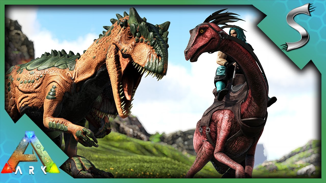 I REGRET ENTERING THE ALLOSAURUS NESTING GROUNDS! - Modded ARK The Hunted [E6]