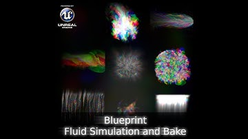 Unreal Blueprint Systems (2020) - 2D Fluid Simulation and Atlas Bakes