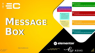 Message Box Widget Elementor