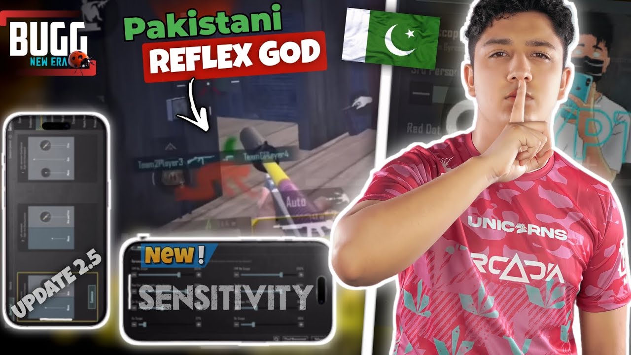 Crypto | Update 2.5 New Sensitivity Settings — 5 Finger Control Code