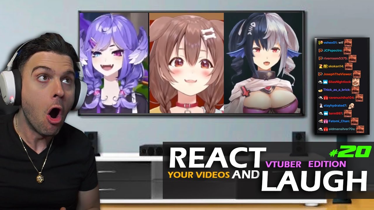 Reacting and Laughing to VTUBER clips YOU sent #20