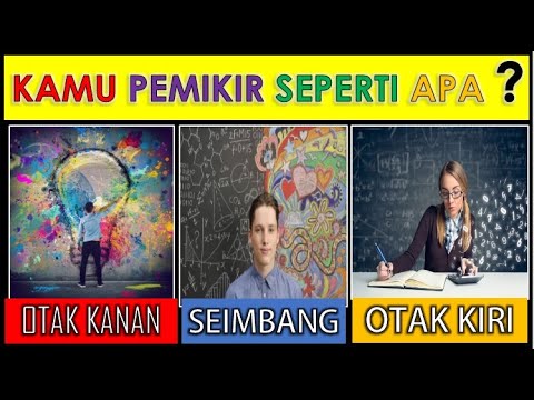 Video: Apakah Perbezaan Antara Pemikiran Otak Kiri Dan Pemikiran Otak Kanan?