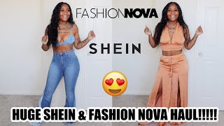 HUGE CLOTHING HAUL!!!!!! *SHEIN & FASHION NOVA* (CUTE & AFFORDABLE)