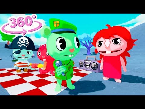 Vs Flippy Happy Tree Funkers 360° 3D Animation