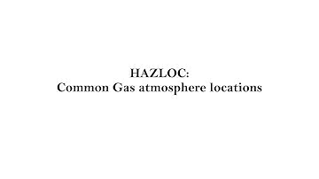 Section 18 CEC: HAZLOC Installations in gas atmospheres