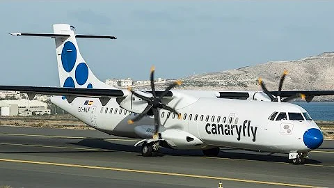 CanaryFly - ATR 72-500 || Landing At Gran Canaria!