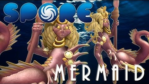 SPORE: Geyser Mermaid (No mods::Timelapse::Creepy and Cute)