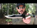 Testing the Cheapest RAMBO Knife on AMAZON