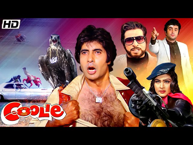 Coolie Hindi Full Movie  - Amitabh Bachchan - Rishi Kapoor - Kader Khan - Bollywood Action Movie class=